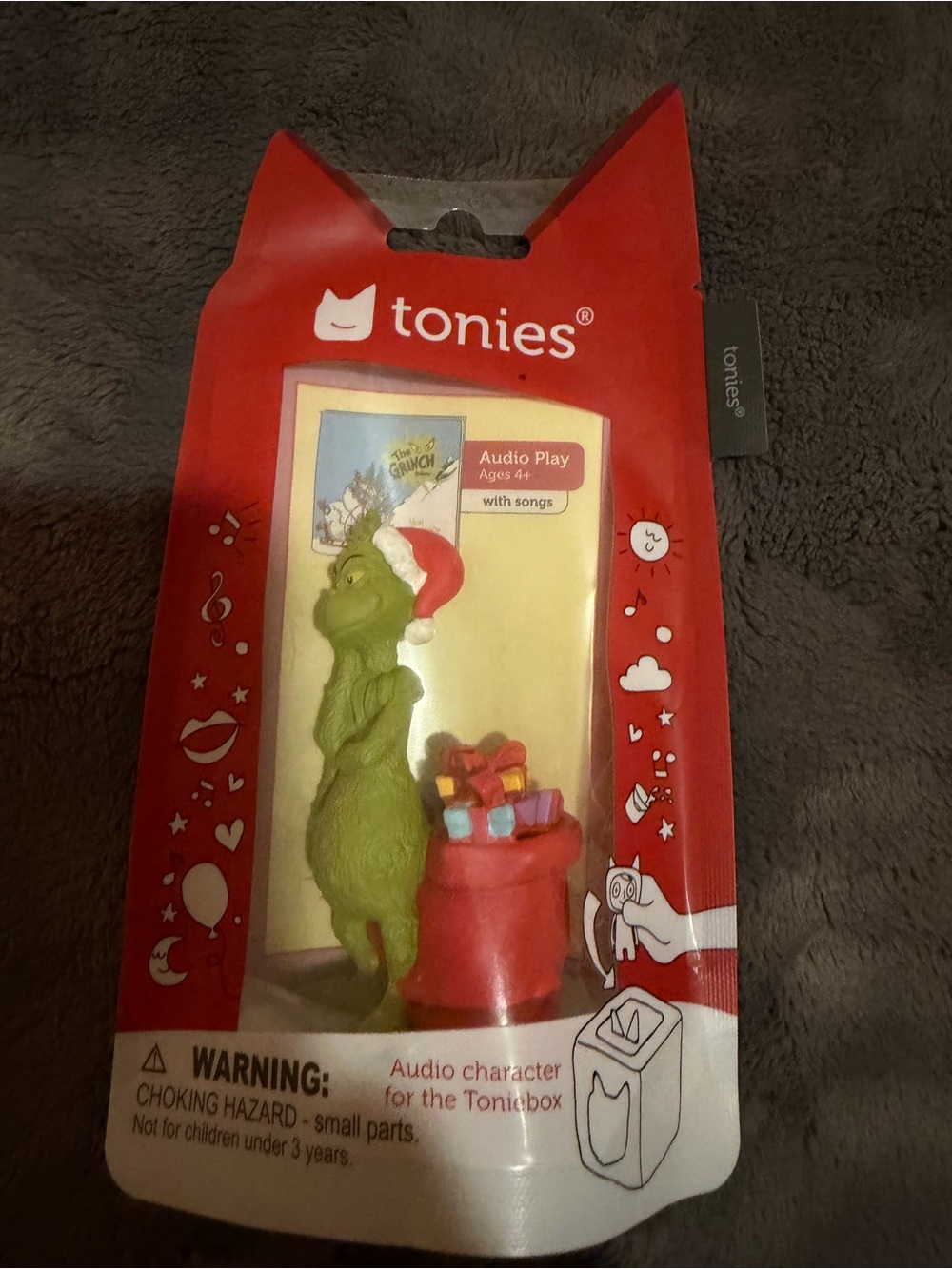 Tonies The Grinch Audio Character Toy - Green & Red